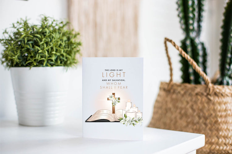 The Lord is My Light Card