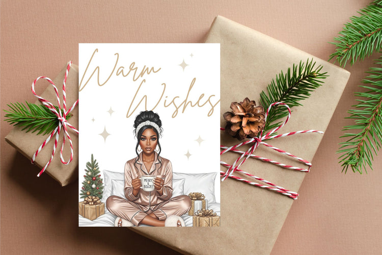 Warm Wishes – Luxury Christmas Greeting Card