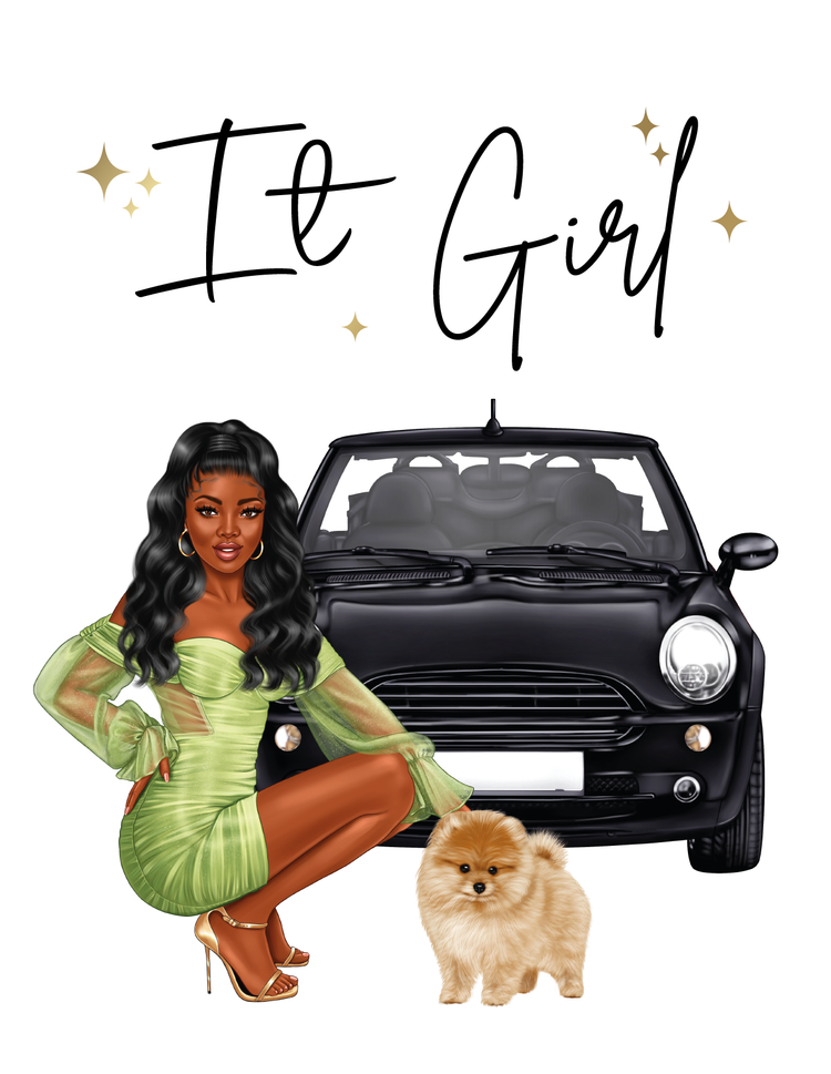 It Girl Greeting Card | Bold, Confident, Unapologetically Her