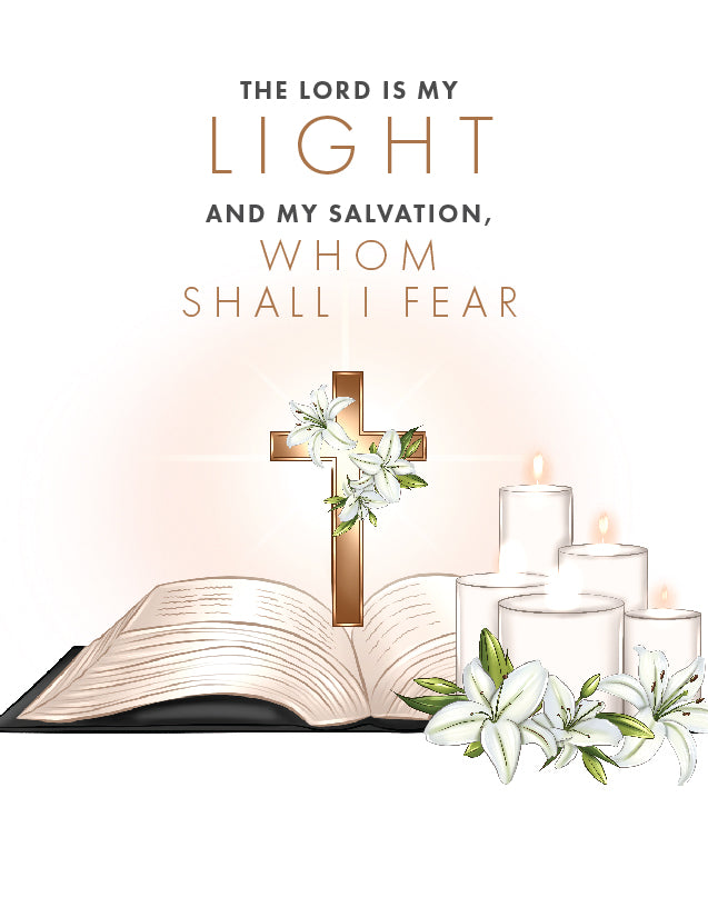 The Lord is My Light Card