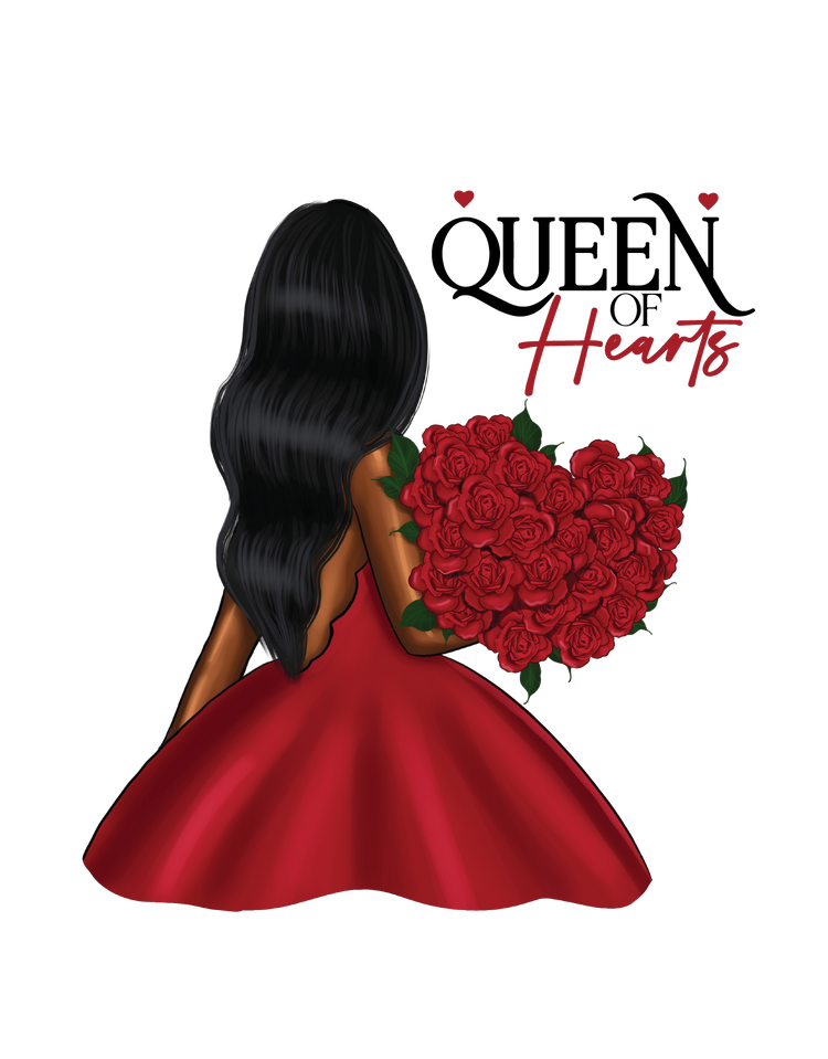 Queen of Hearts Card