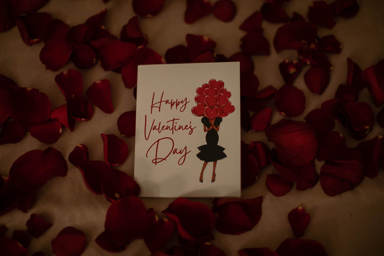 Happy Valentine's Day - Black woman