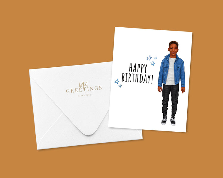 Black Boy Happy Birthday