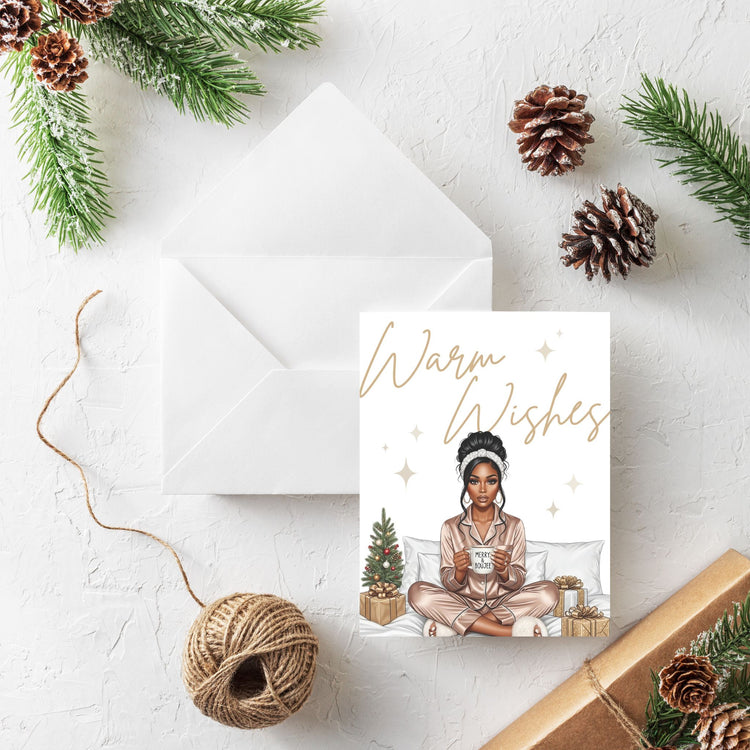 Warm Wishes – Luxury Christmas Greeting Card