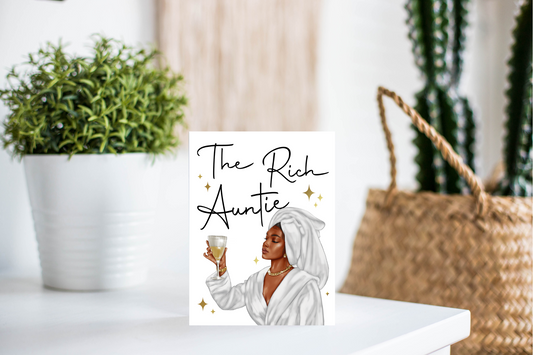 Rich Auntie Greeting Card