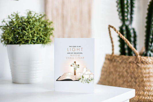 The Lord is My Light Card