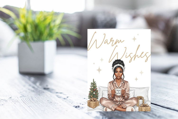 Warm Wishes – Luxury Christmas Greeting Card