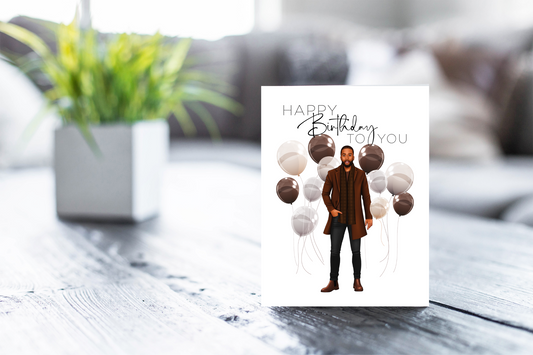 Young Man Happy Birthday Card