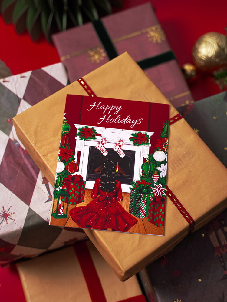 Black Woman Christmas Card