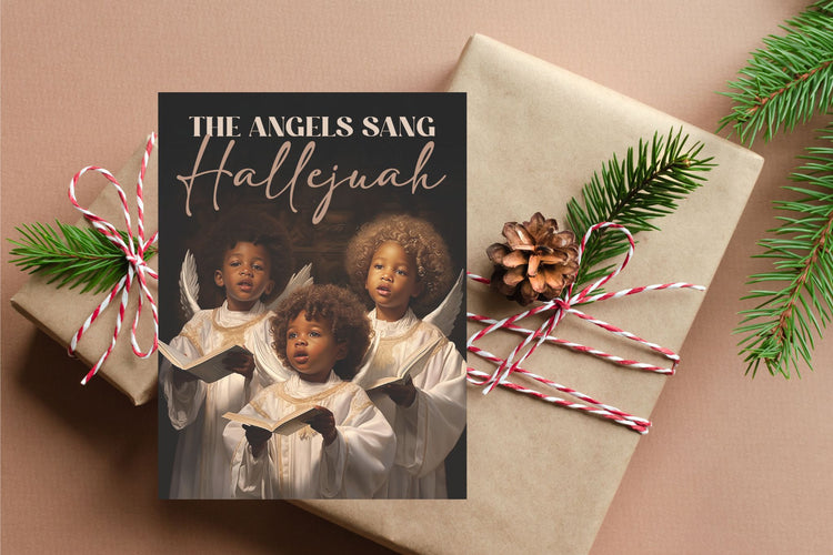 The Angels Sang Hallelujah – African American Angelic Youth Choir Greeting Card