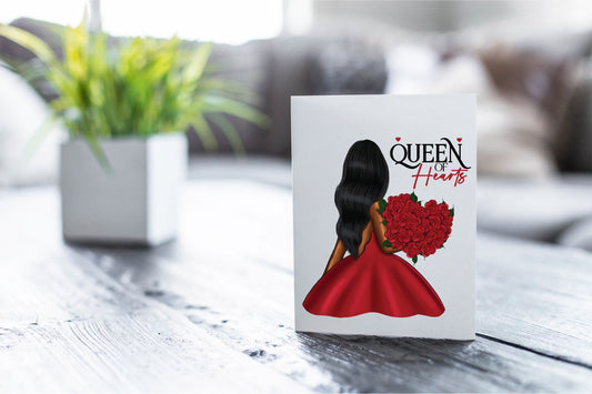 Queen of Hearts Card
