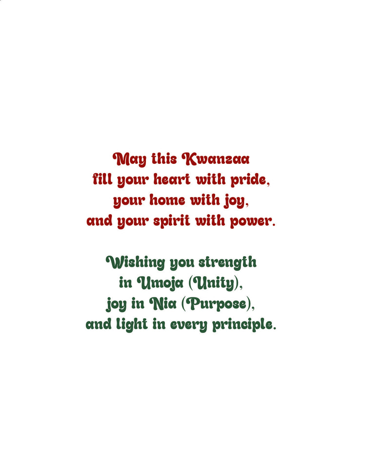 Happy Kwanzaa – Community Celebration Greeting Card