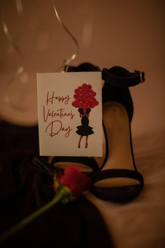 Happy Valentine's Day - Black woman