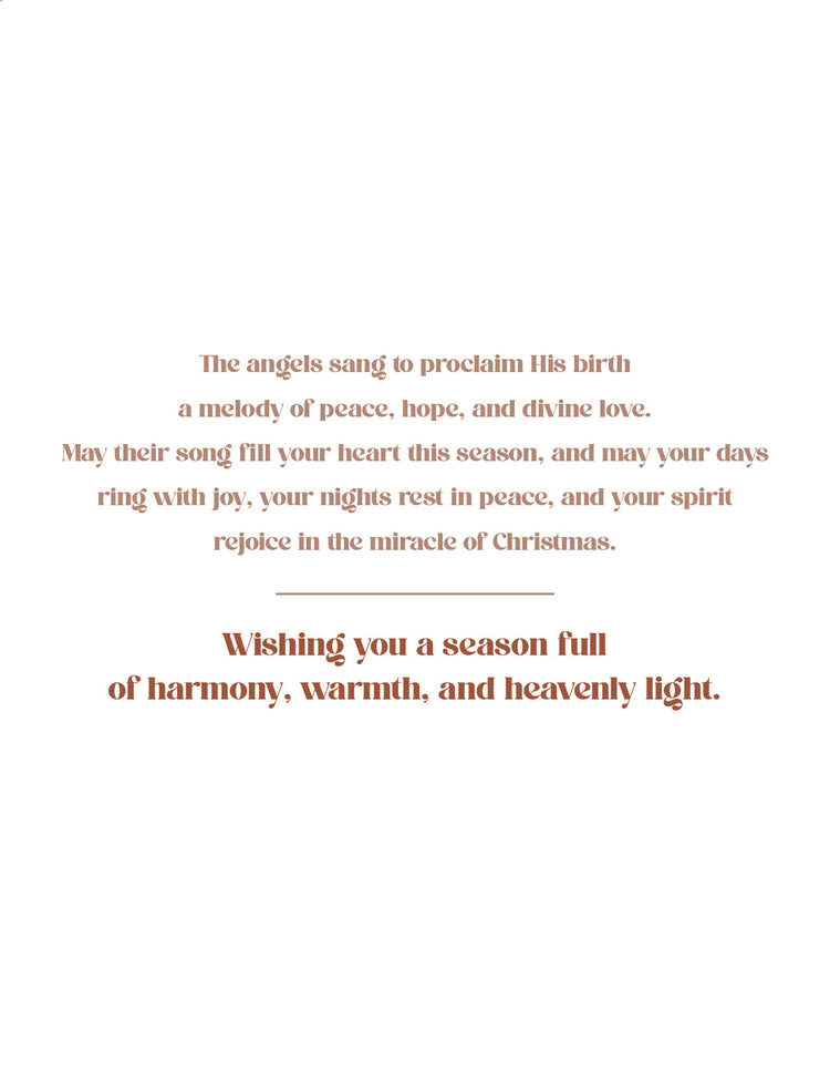 The Angels Sang Hallelujah – African American Angelic Youth Choir Greeting Card