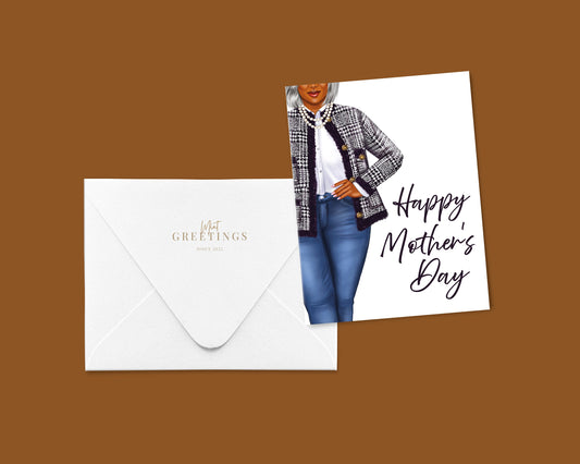 Mature Mother's Day Greeting Card