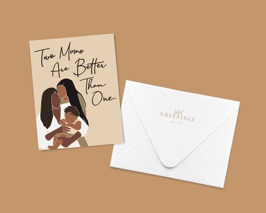LGBTQ+ Black Mother's Day Card